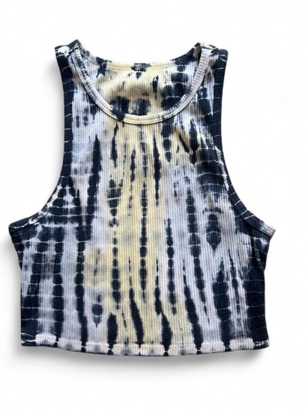 Y2k Aéropostale Tie-Dye Ribbed Crop Tank Top